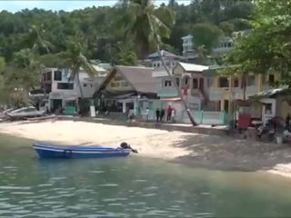 Buck dzikie filmiki sabang plaża puerto galera filipiny