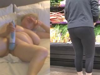 Masturbating Maniac GILF Goes Grocery Shopping: HD sex video 2b