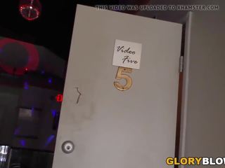 Maggie Green Found Gloryhole with a BBC in an adult Shop