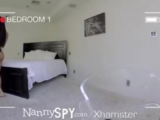 Nannyspy big susu nanny amia miley kejiret on hidden cams