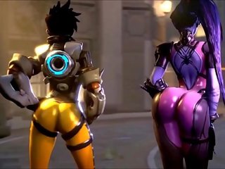 Overwatch ay oversexxed tracer vs widowmaker nadambong madness